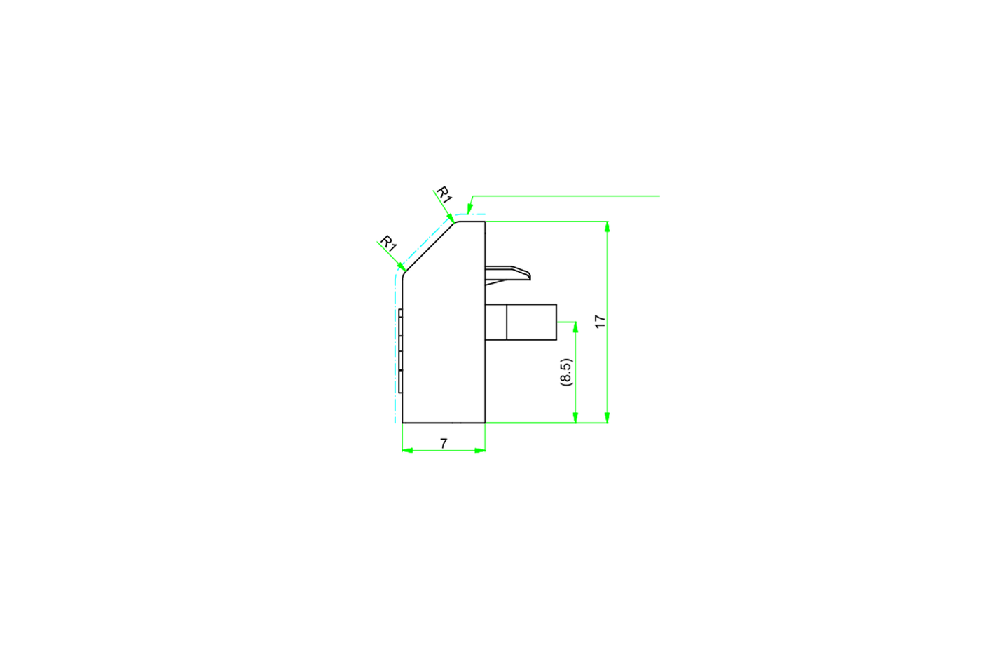 SAPA / RC-Systems VS0100 windkap (10stuks) Waterkapjes