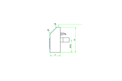 SAPA / RC-Systems VS0100 windkap (10stuks) Waterkapjes