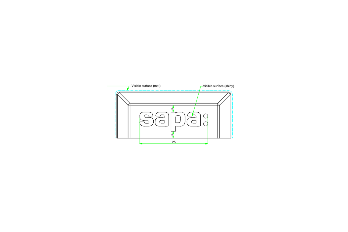 SAPA / RC-Systems VS0100 windkap (10stuks) Waterkapjes