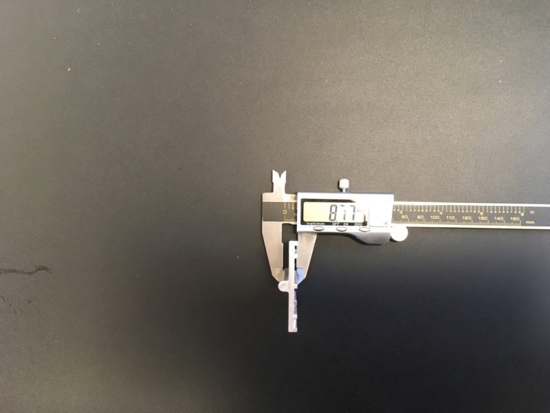 GU platte looprail P379 diverse lengtes
