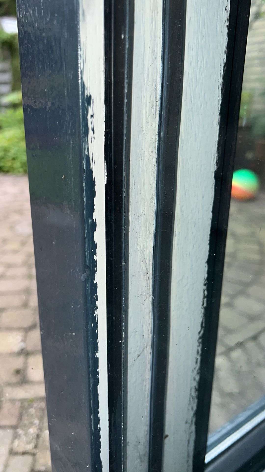 Afdichting schuifpui 2x 2500mm middenstijl (vaste deel)